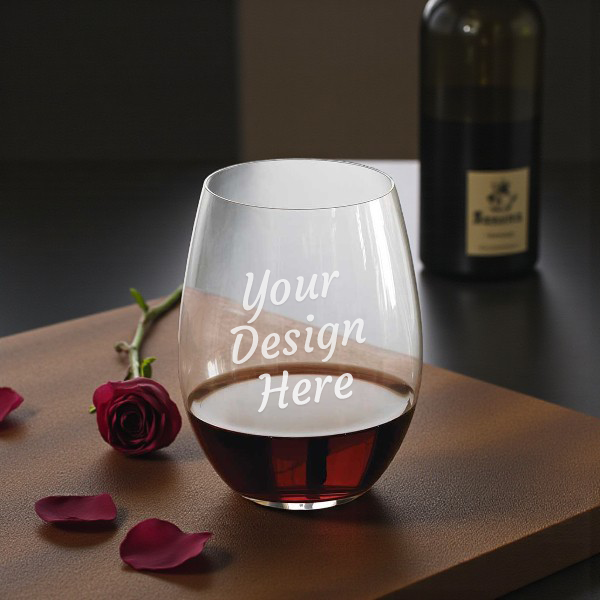 Custom Engraved Riedel “O” Cabernet Stemless Wine Glass