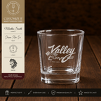 Personalized Whiskey Glass | Custom Engraved Rocks Glass