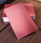 Engraved Metal Business Cards - Set of 50
