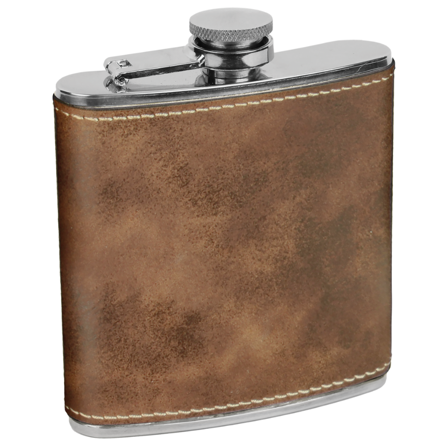 Custom Engraved Leatherette Flask