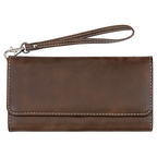 Personalized Wristlet Wallet | Custom Engraved Leatherette RFID Wallet