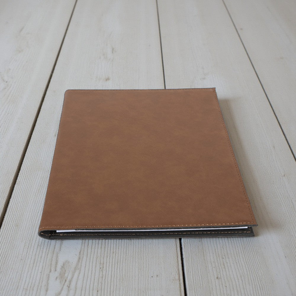 Custom Engraved Leatherette Portfolio with Notepad