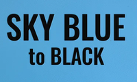 Sky Blue to Black