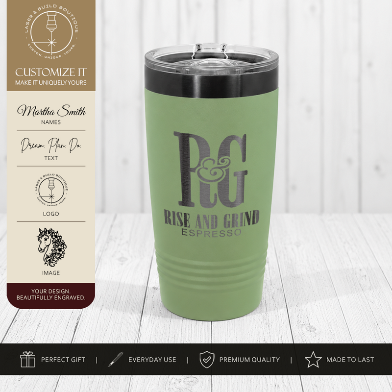 Limited Edition Engraved Polar Camel 20oz Tumbler | Premium Ion Plated Stainless Steel, Personalized Laser Engraved Gift or Logo Cup