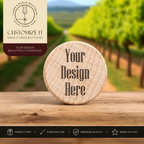 Custom Engraved Wooden Wine Stoppers