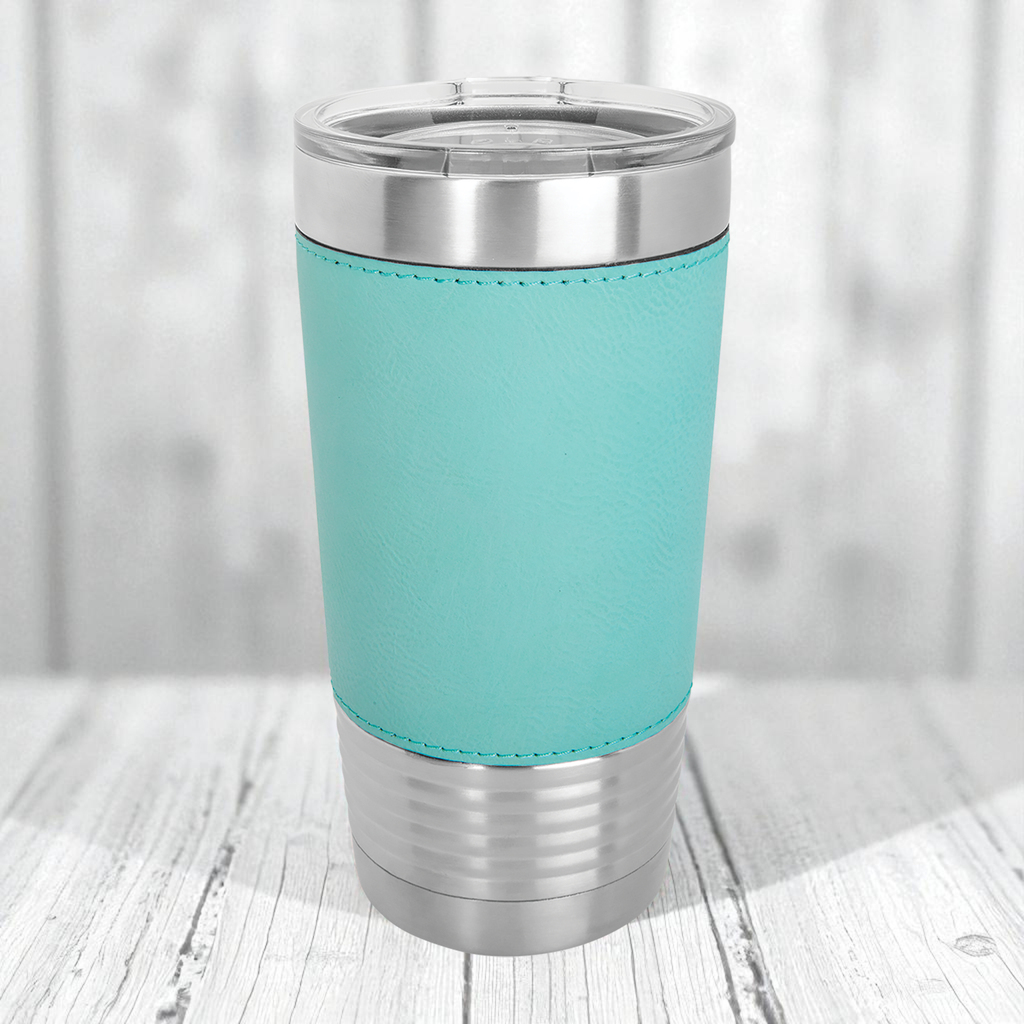 Custom Engraved 20oz Leatherette Tumbler - Polar Camel Brand