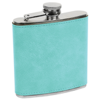 Custom Engraved Leatherette Flask