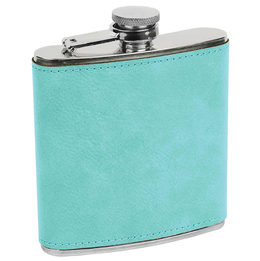 Custom Engraved Leatherette Flask