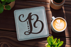 Custom Engraved Leatherette Coasters