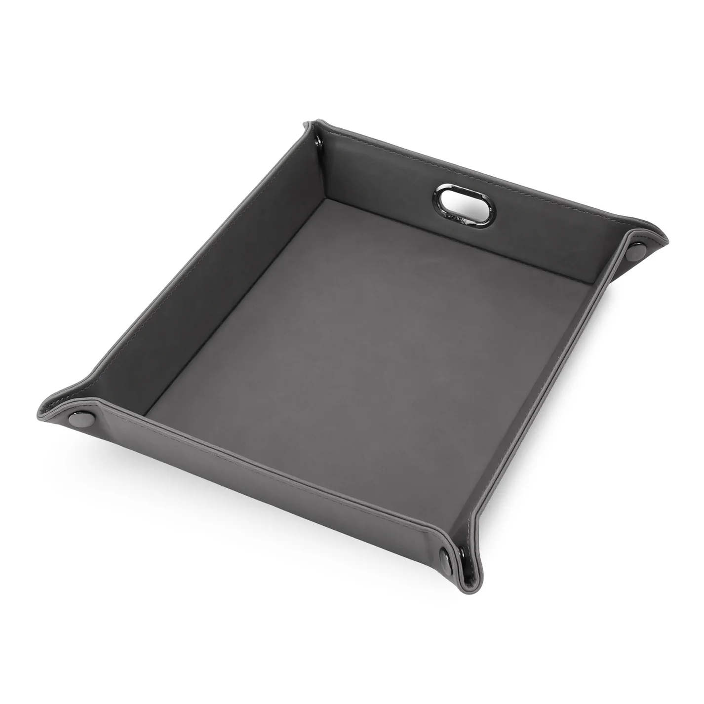 MakerFlo Laserette valet tray available in grey with custom engraving