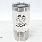 Custom Engraved Sports Tumblers | Leatherette Football, Baseball, Soccer & More