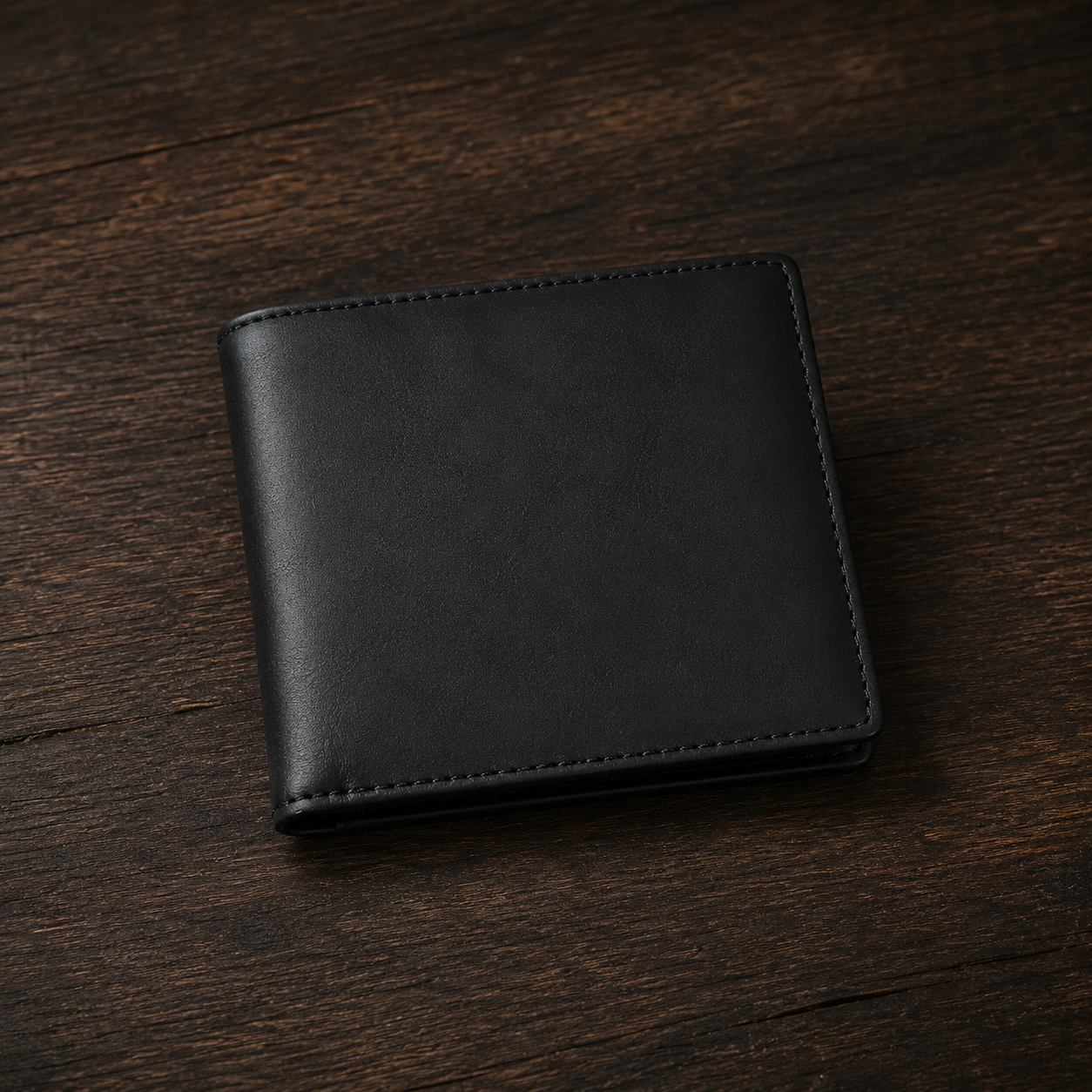 custom wallet packaged in premium gift box black