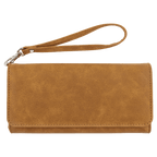 Custom Engraved Leatherette RFID Wristlet Wallet