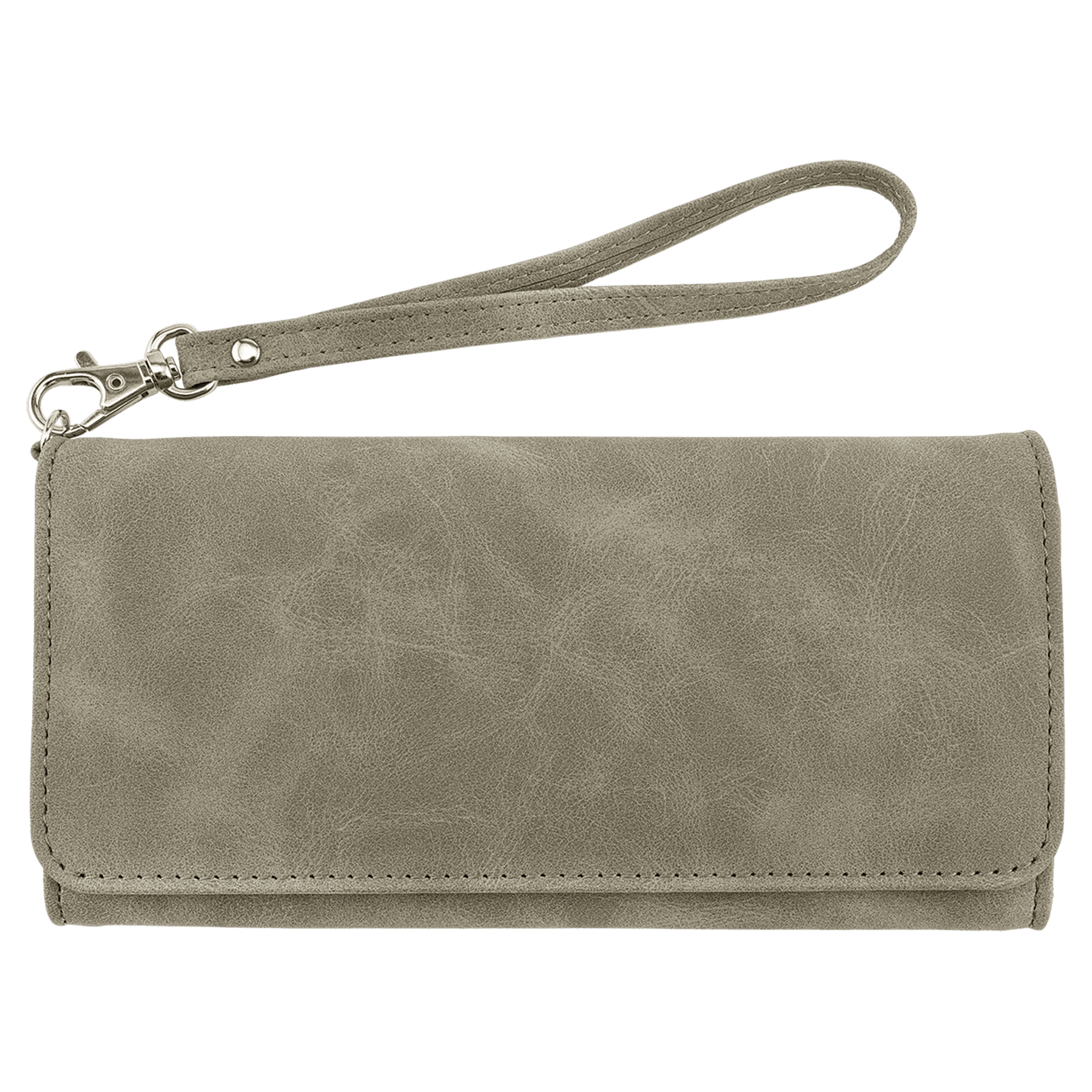 Custom Engraved Leatherette RFID Wristlet Wallet