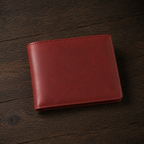 custom wallet packaged in premium gift box red