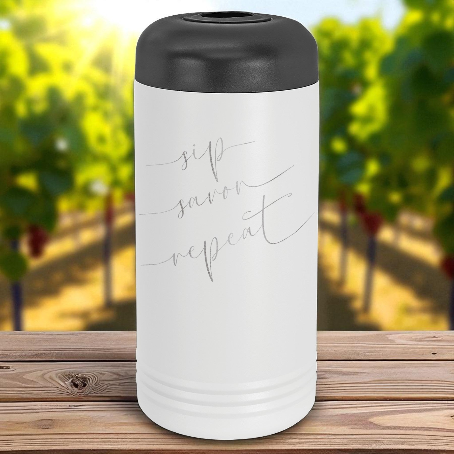 Custom Engraved Insulated Wine Chiller - Polar Camel Brand