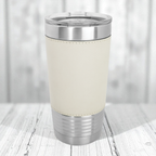 Custom Engraved 20oz Leatherette Tumbler - Polar Camel Brand