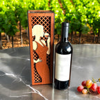 Elegant Laser-Cut Wooden Wine Gift Boxes