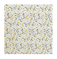 Yellow Bees and Flowers