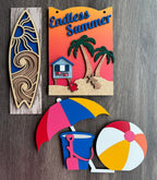 Endless Summer Interchangeable Sign Set for Wooden Post