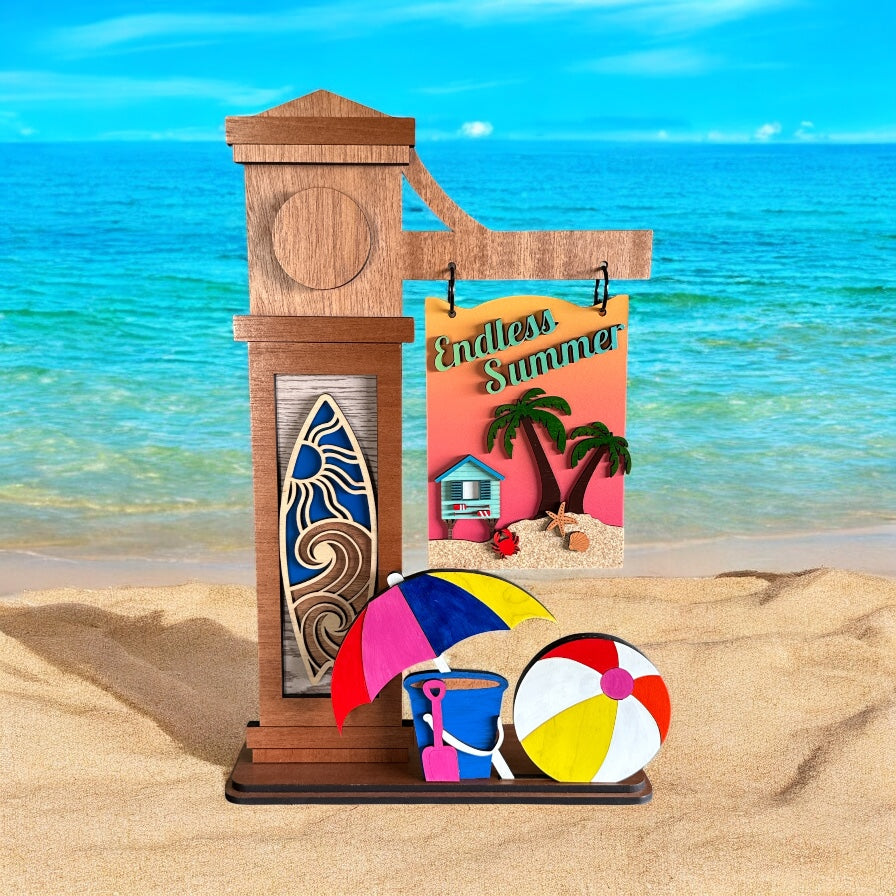 Endless Summer Interchangeable Sign Set for Wooden Post