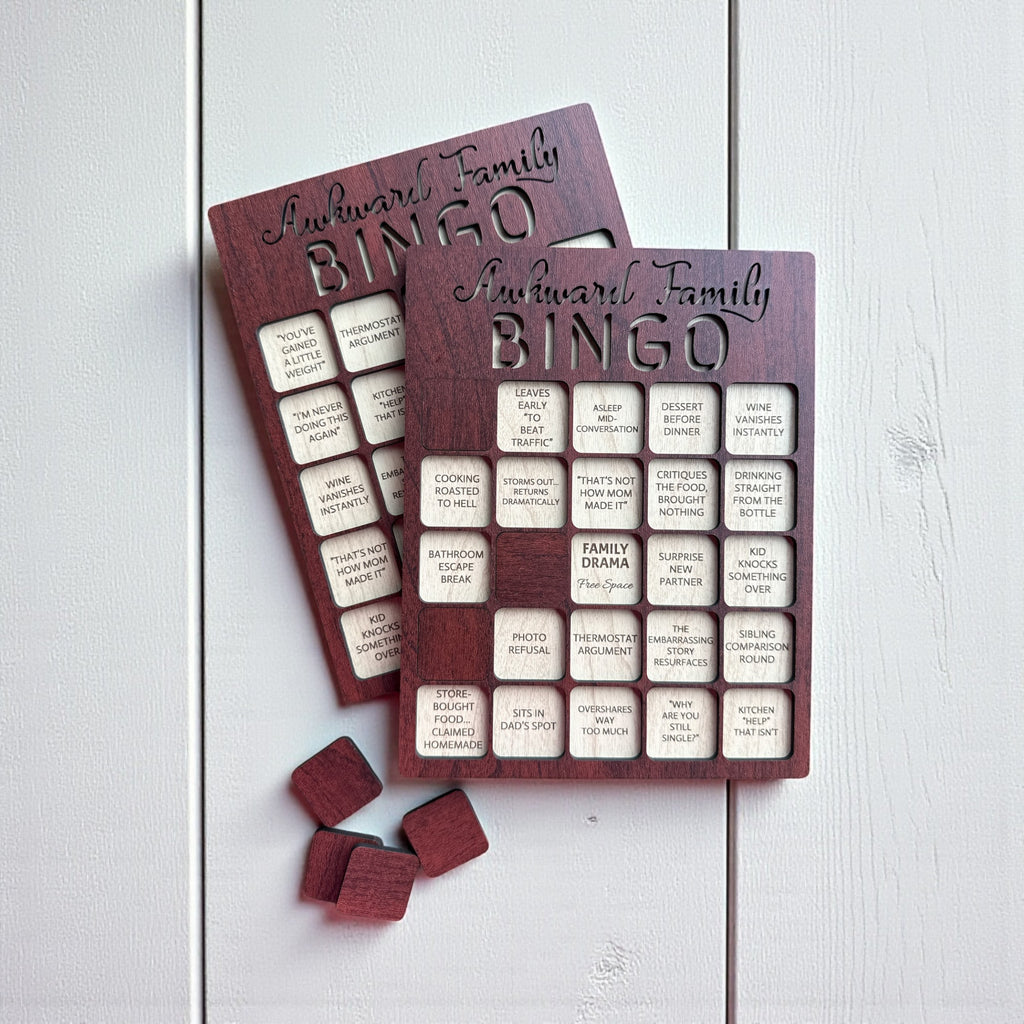 Awkward Family BINGO – The Hilariously Honest Holiday Game
