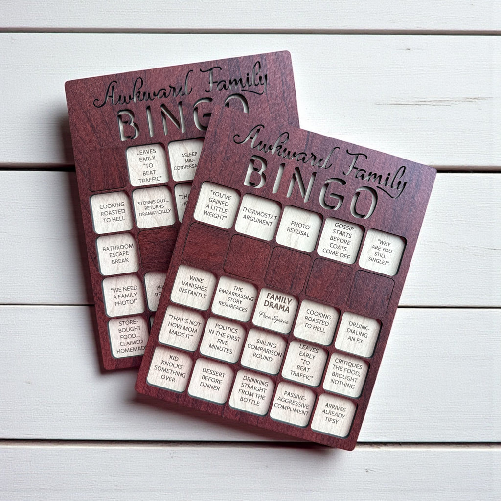 Awkward Family BINGO – The Hilariously Honest Holiday Game