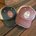Custom Outdoor Cap GWT-101M Hats with Engraved Leatherette Patch