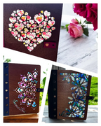 Handcrafted Wooden Diary or Notebook | Customizable and Refillable