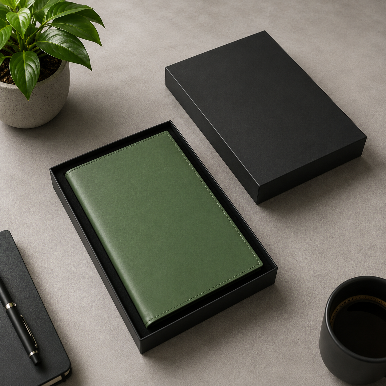 Custom Engraved Laserette® Notebook or Journal | Refillable, Vegan Leather