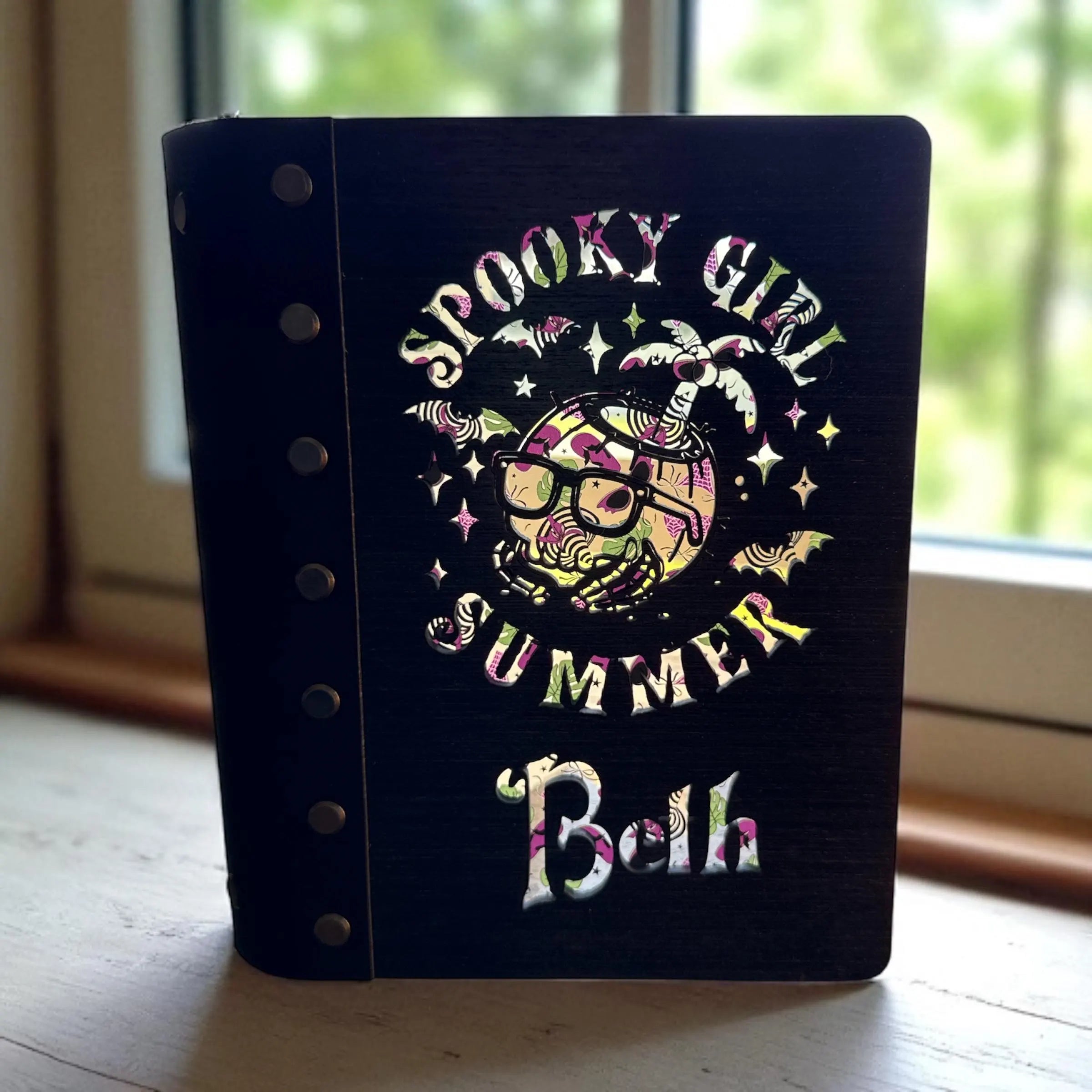 Handcrafted Nitro Wood Diary or Notebook | Customizable and Refillable