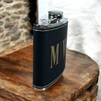 Custom Engraved Leatherette Flask