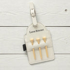 Leatherette Golf Tee Holder – Custom Engraved